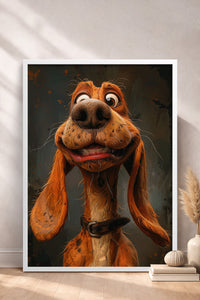 HOMEPACK Uzun Kulaklı Dachshund Tablo  BEK-8612