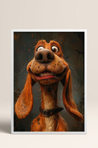 HOMEPACK Uzun Kulaklı Dachshund Tablo  BEK-8612