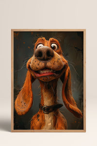 HOMEPACK Uzun Kulaklı Dachshund Tablo  BEK-8612
