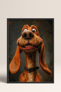 HOMEPACK Uzun Kulaklı Dachshund Tablo  BEK-8612