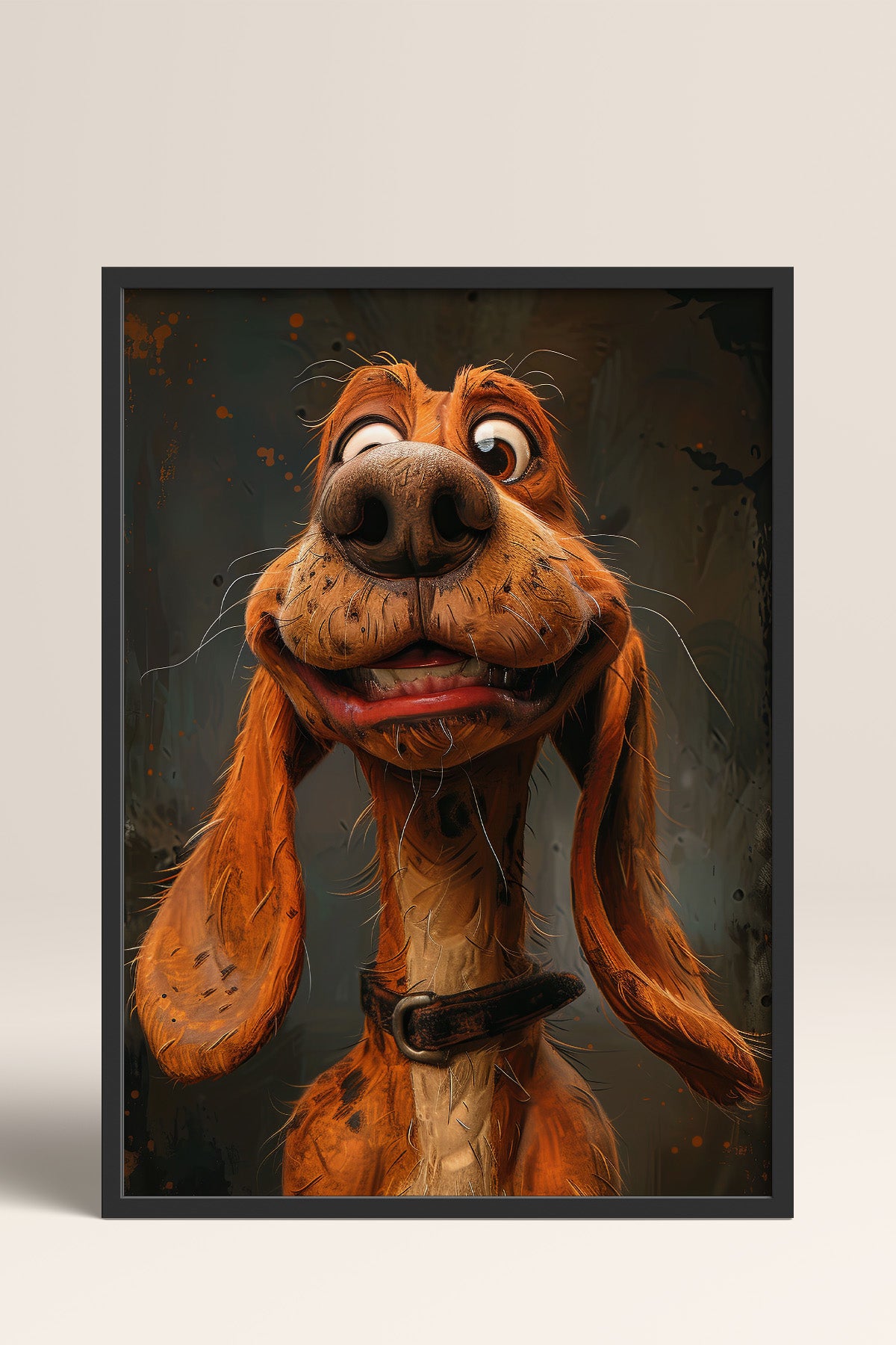 HOMEPACK Uzun Kulaklı Dachshund Tablo  BEK-8612