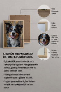 HOMEPACK Akıllı Border Collie Tablo  BEK-8617