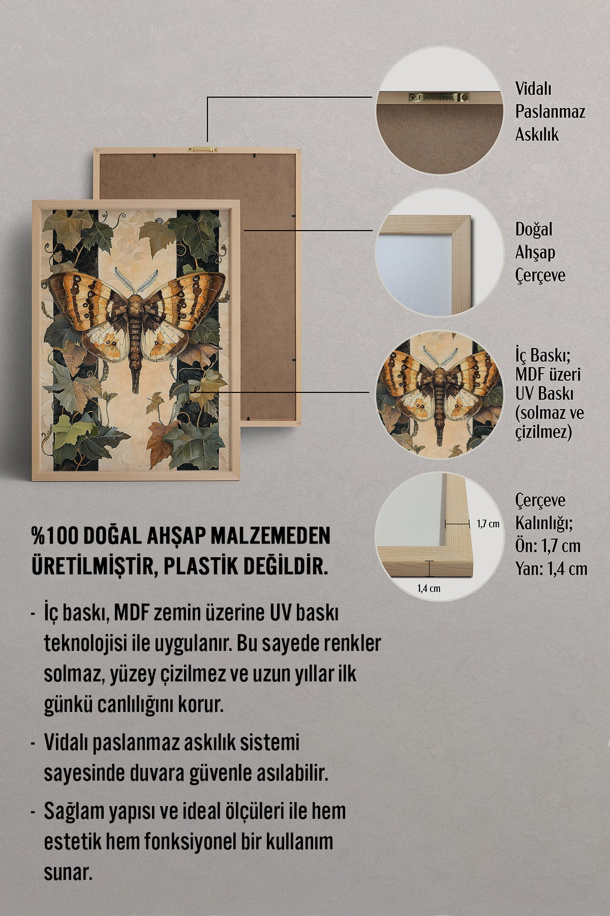 HOMEPACK Sonbahar Şıklığı Tablo  BEK-8624