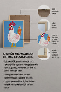 HOMEPACK Neşeli Horoz Tablo  BEK-8630