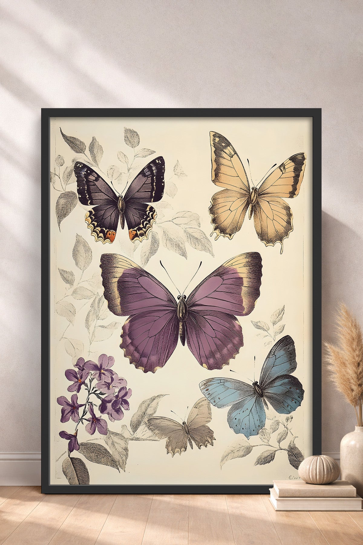 HOMEPACK Kelebek Hanımlar Tablo  BEK-8632