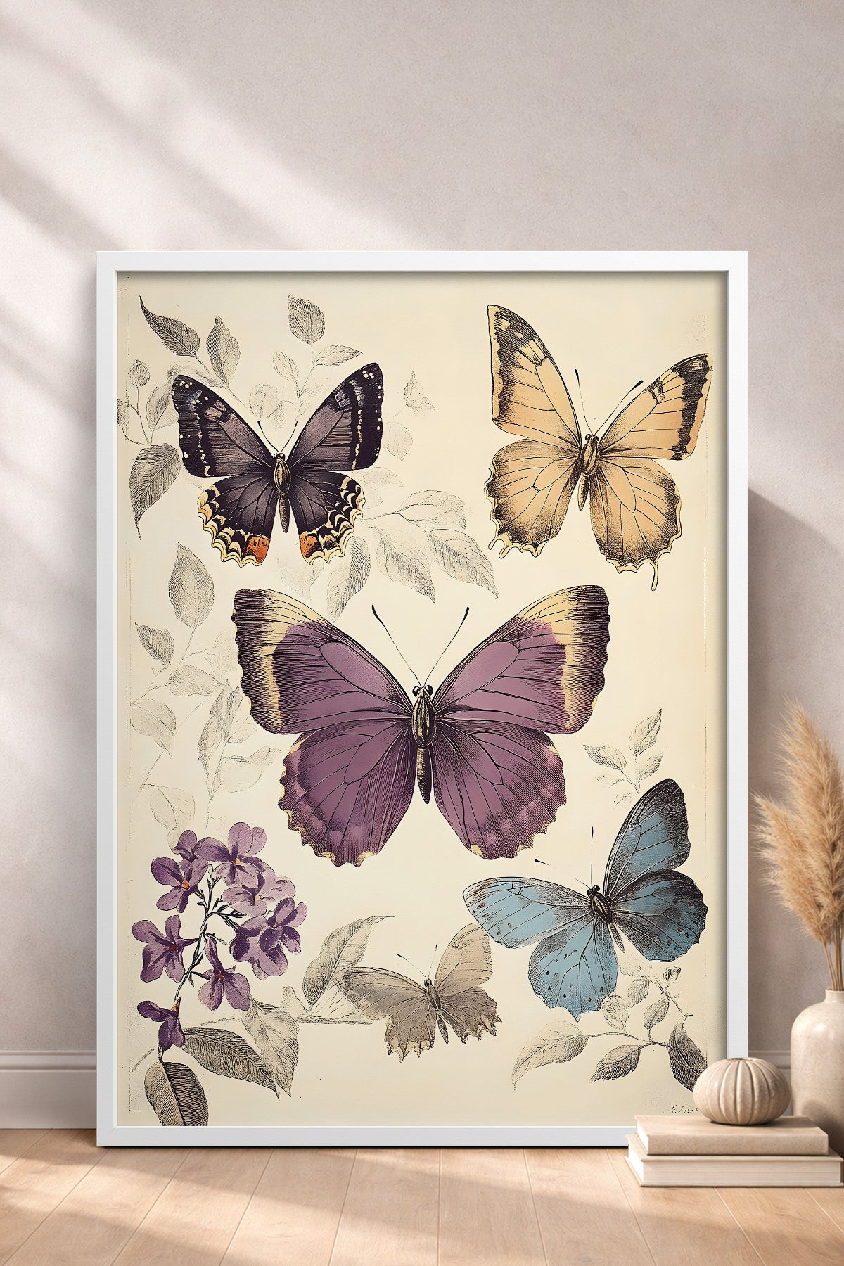 HOMEPACK Kelebek Hanımlar Tablo  BEK-8632