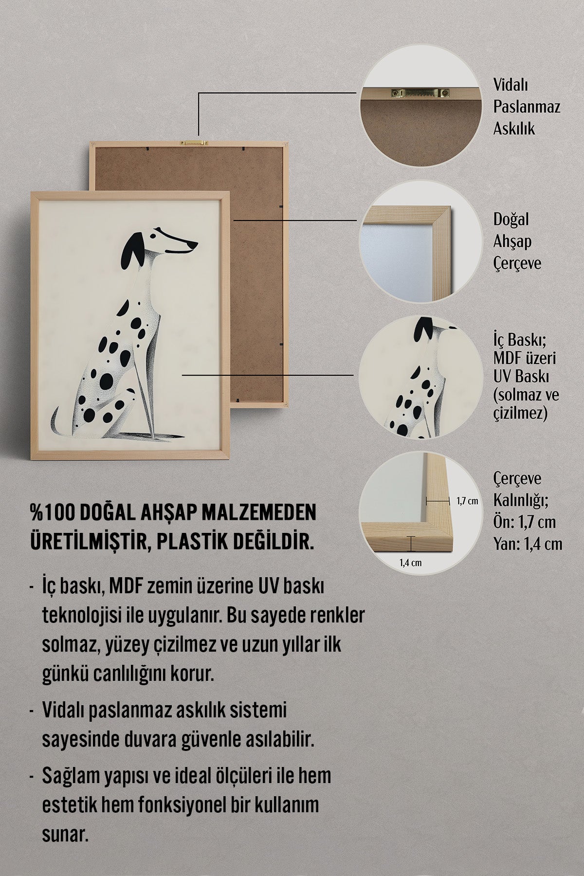 HOMEPACK Puantiyeli Dost Tablo  BEK-8633