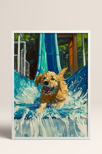 HOMEPACK Tatilci Golden Tablo  BEK-8634