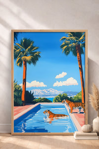 HOMEPACK Havuz Kaplanları Tablo  BEK-8641