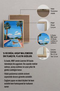 HOMEPACK Havuz Kaplanları Tablo  BEK-8641