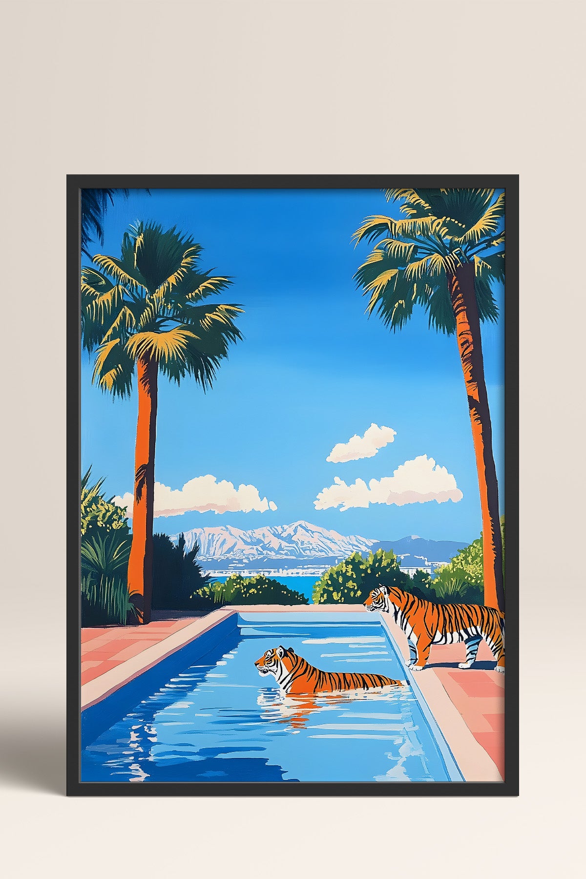 HOMEPACK Havuz Kaplanları Tablo  BEK-8641