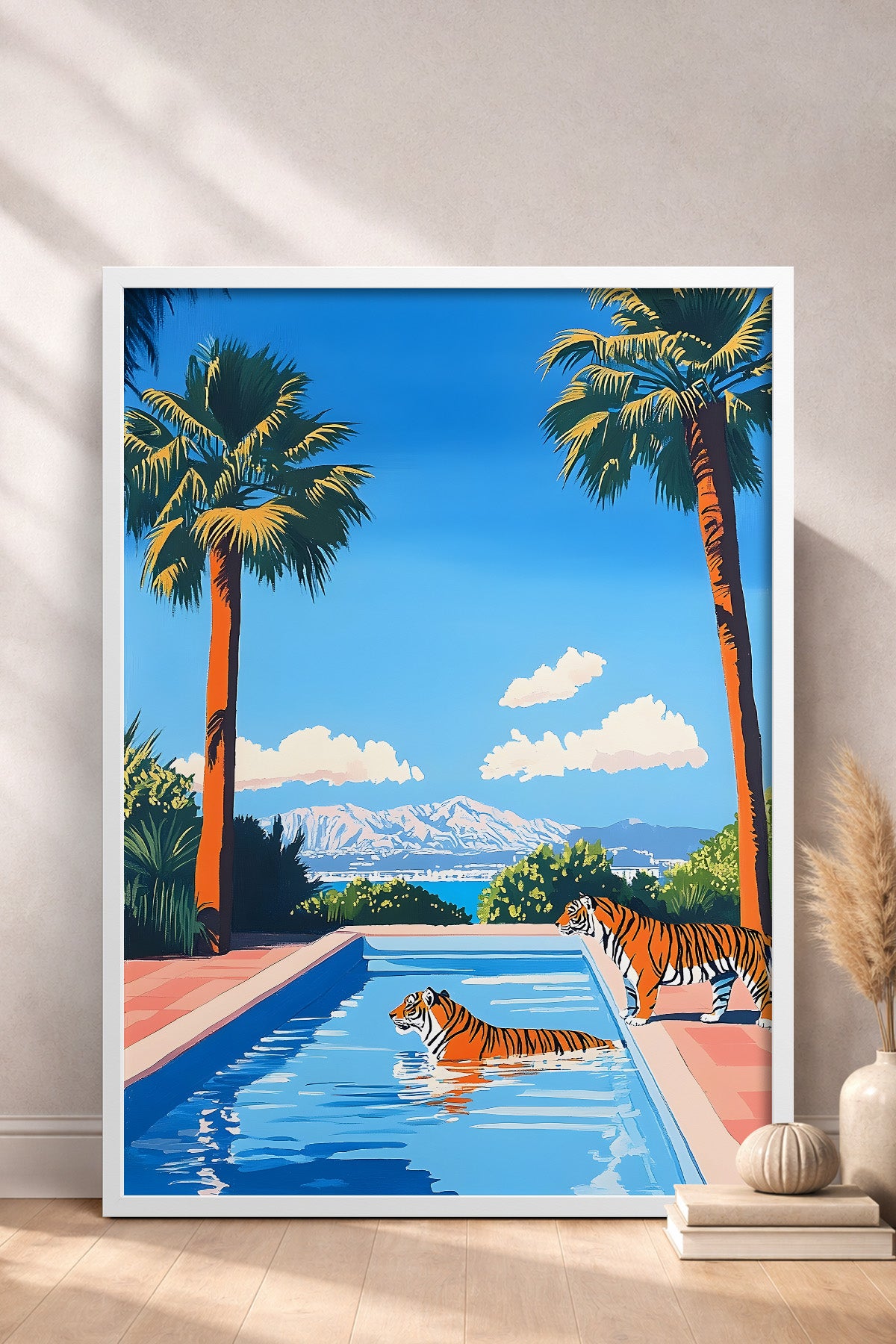 HOMEPACK Havuz Kaplanları Tablo  BEK-8641