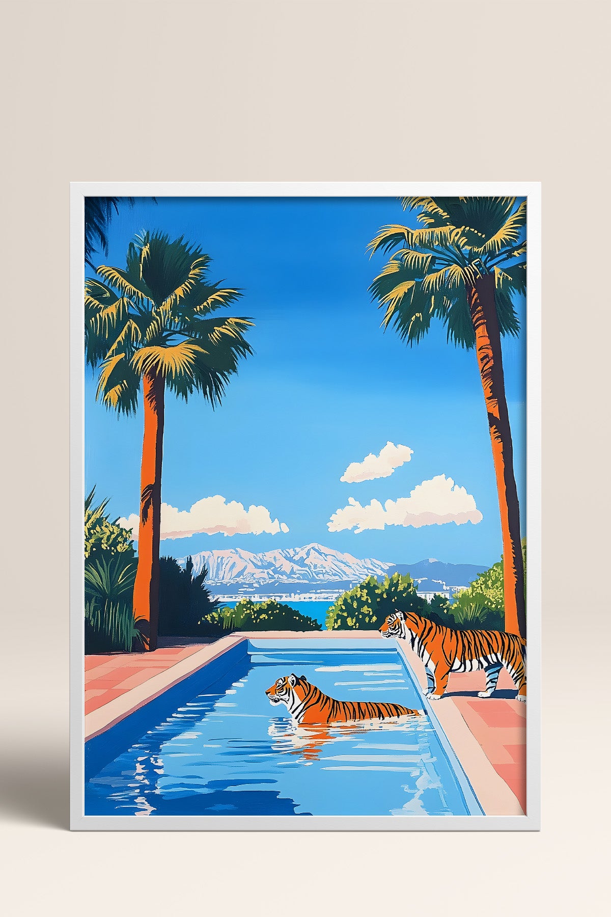 HOMEPACK Havuz Kaplanları Tablo  BEK-8641