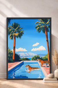 HOMEPACK Havuz Kaplanları Tablo  BEK-8641