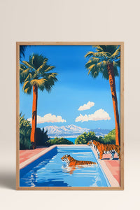 HOMEPACK Havuz Kaplanları Tablo  BEK-8641