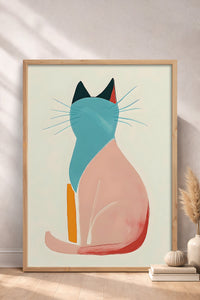 HOMEPACK Pastel Kedi Tablo  BEK-8647