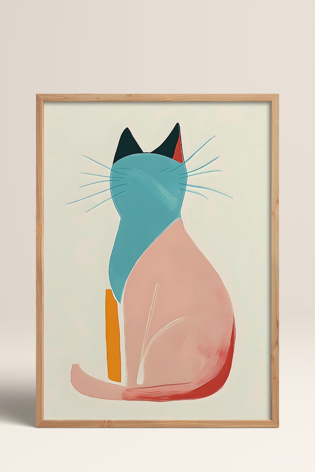 HOMEPACK Pastel Kedi Tablo  BEK-8647