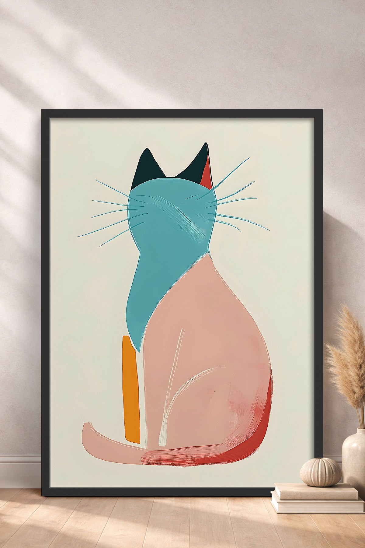 HOMEPACK Pastel Kedi Tablo  BEK-8647