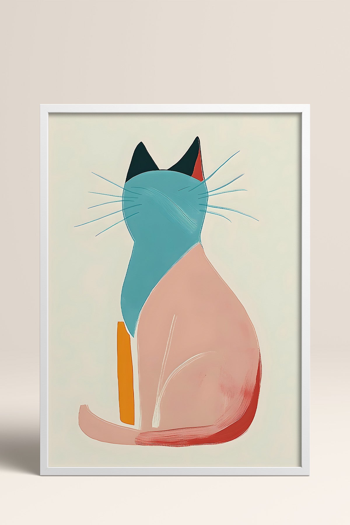 HOMEPACK Pastel Kedi Tablo  BEK-8647
