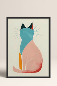 HOMEPACK Pastel Kedi Tablo  BEK-8647