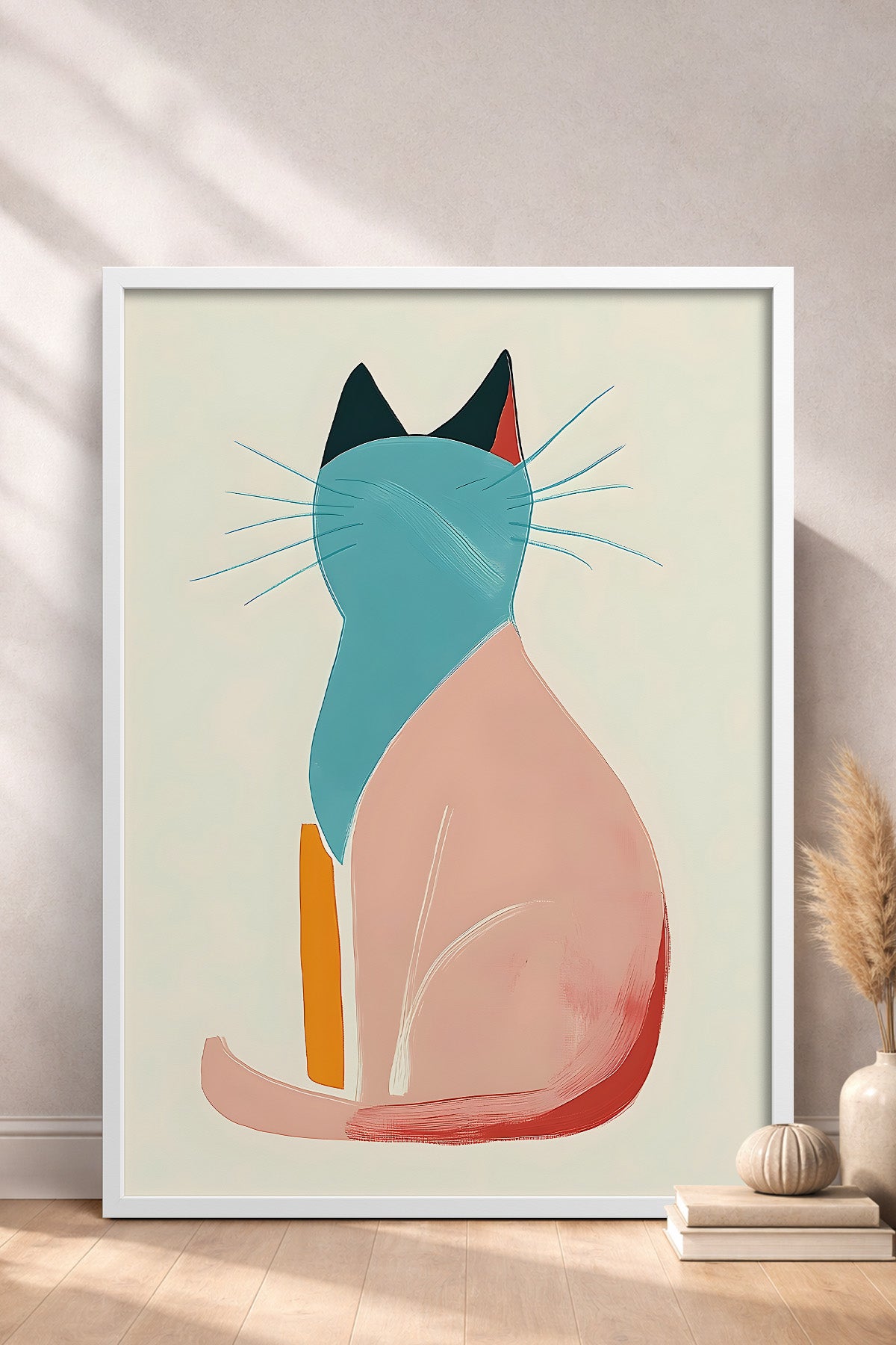 HOMEPACK Pastel Kedi Tablo  BEK-8647