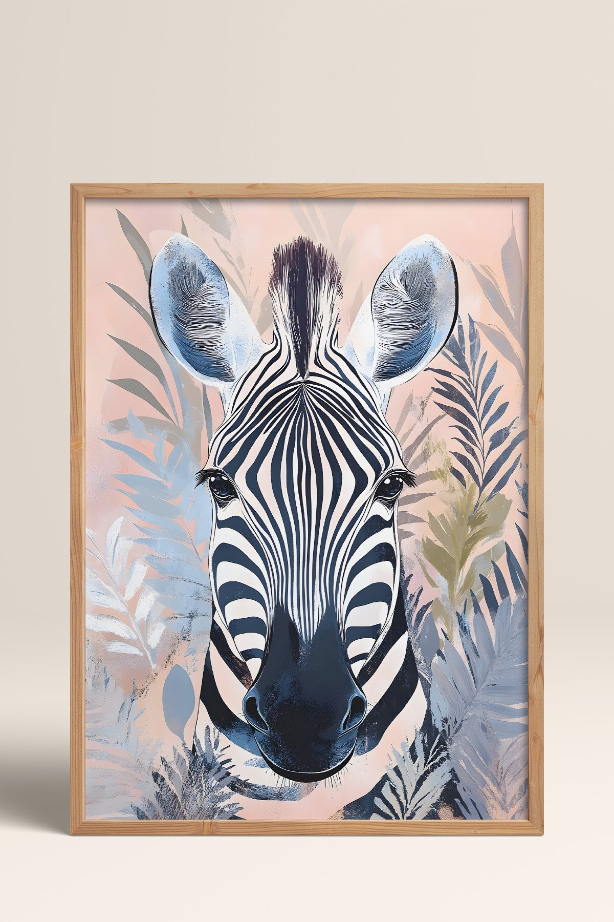 HOMEPACK Pastel Zebra Masalı Tablo  BEK-8523