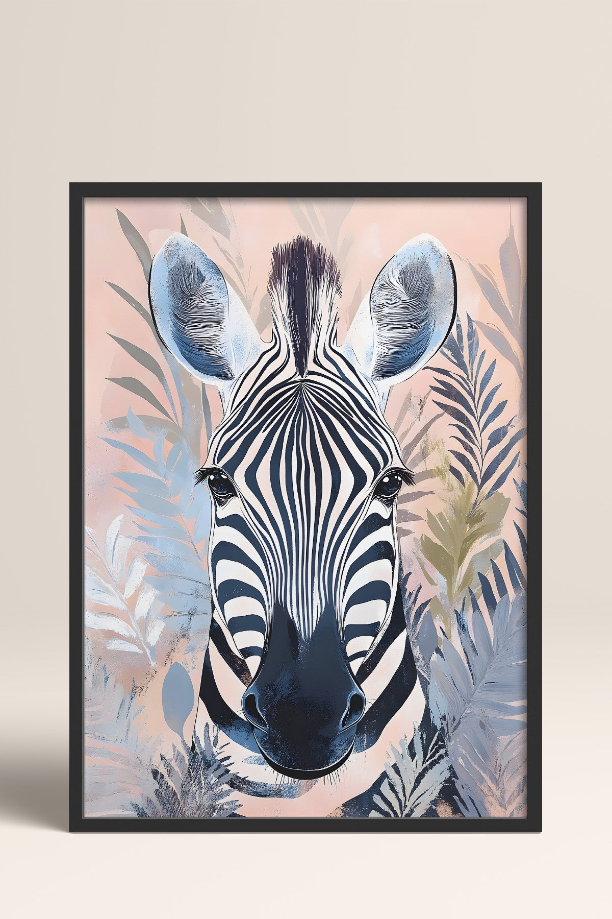 HOMEPACK Pastel Zebra Masalı Tablo  BEK-8523
