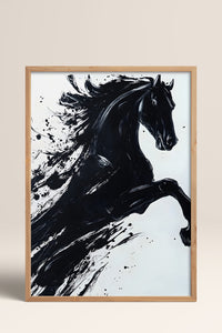 HOMEPACK Siyah Şahlanış Tablo  BEK-8649
