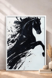 HOMEPACK Siyah Şahlanış Tablo  BEK-8649