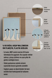 HOMEPACK Meraklı Kazlar Tablo  BEK-8652