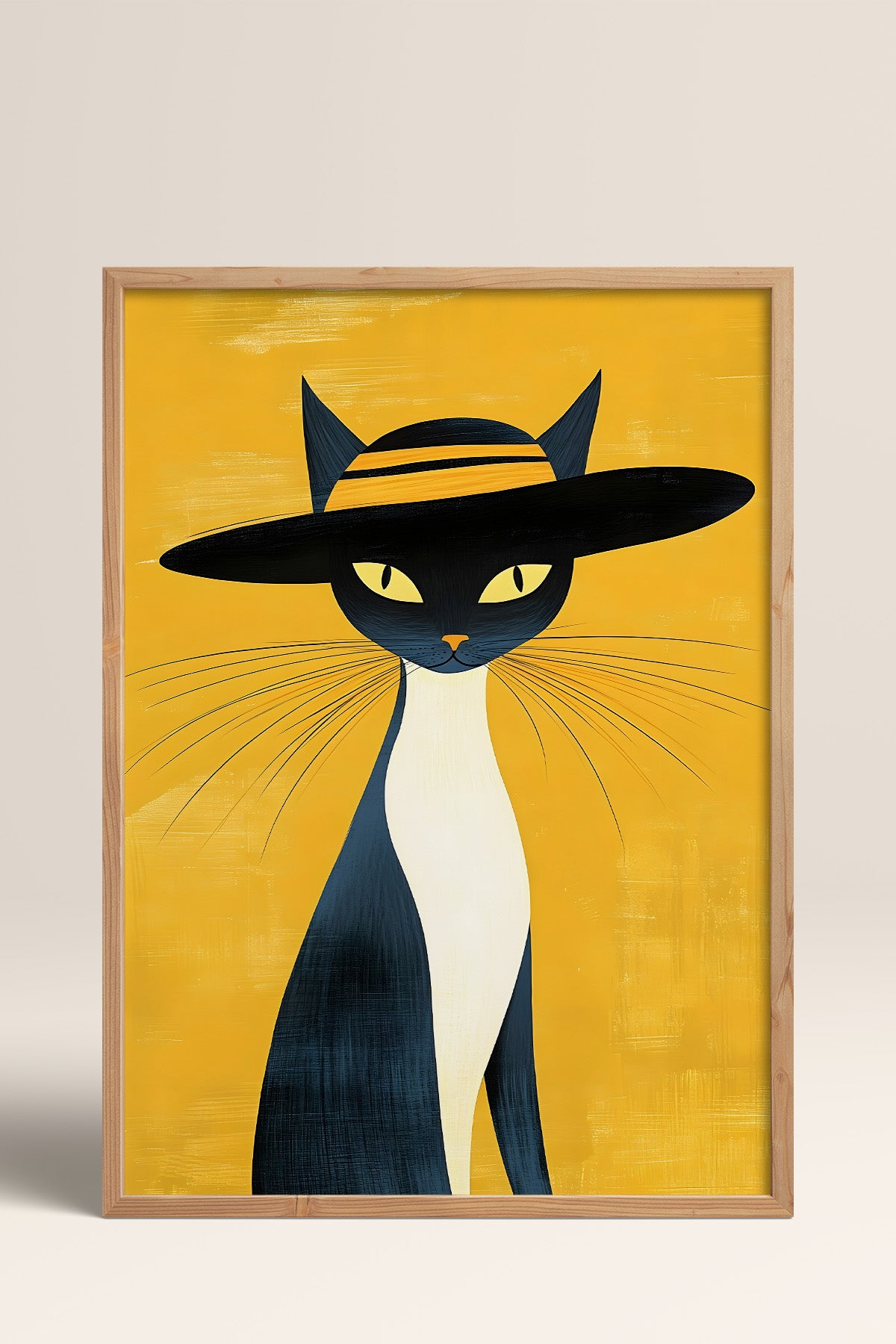 HOMEPACK Kedi Modası Tablo  BEK-8653
