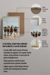 HOMEPACK Sahil Atları Tablo  BEK-8654