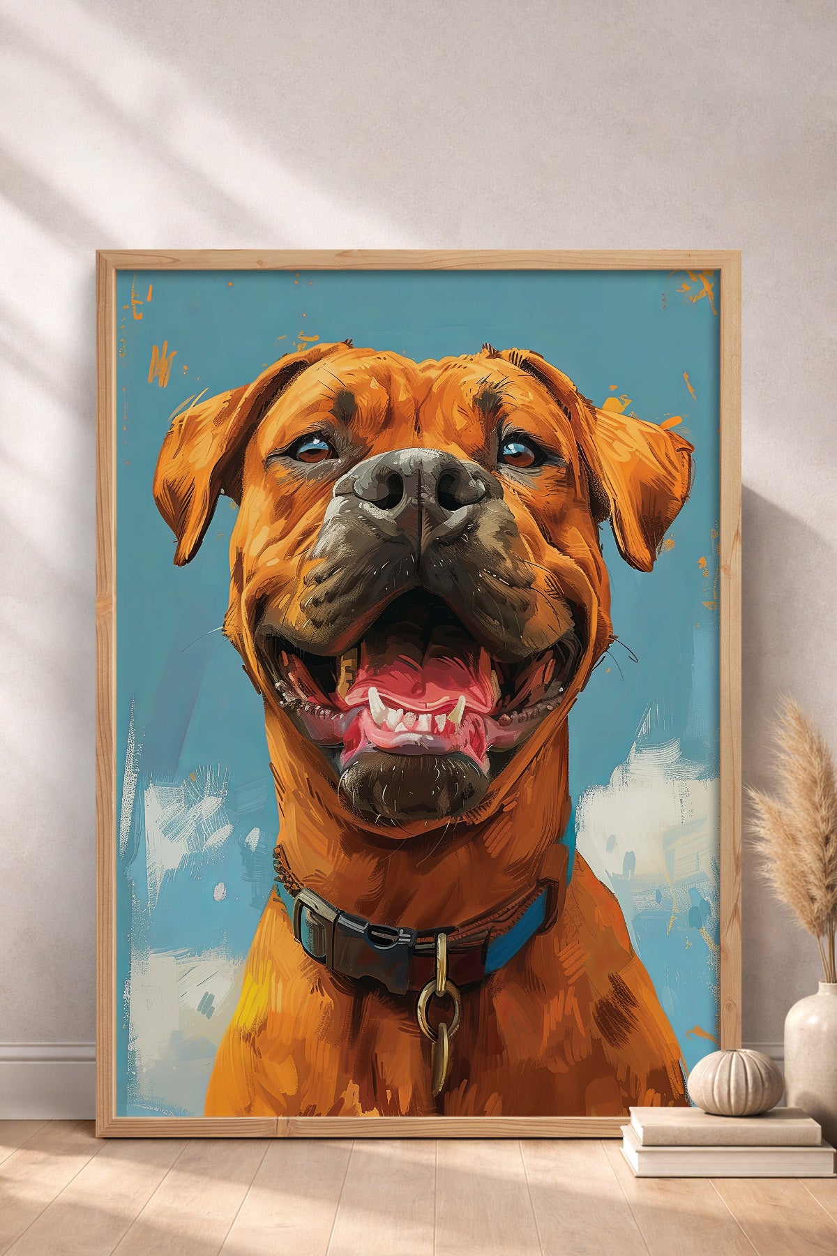 HOMEPACK Gülümseyen Köpek Tablo  BEK-8658