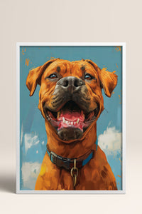 HOMEPACK Gülümseyen Köpek Tablo  BEK-8658