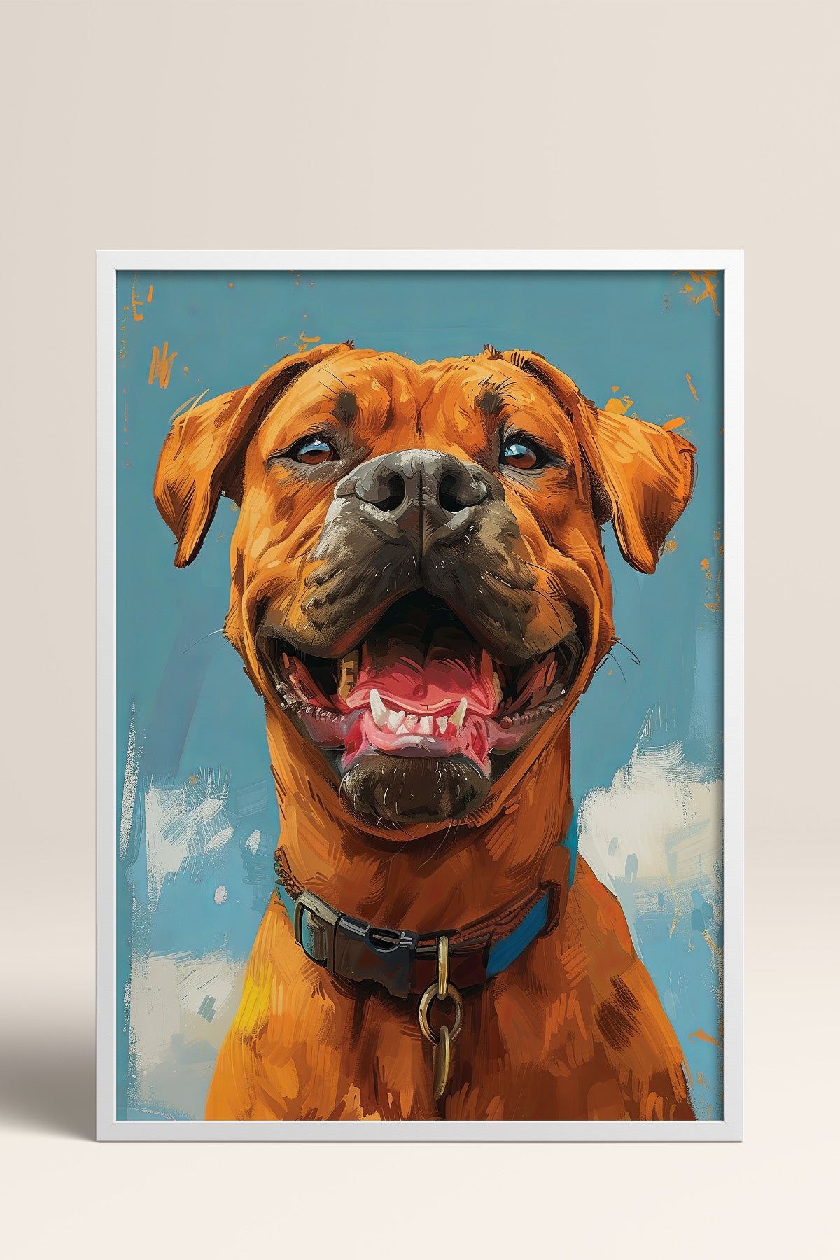 HOMEPACK Gülümseyen Köpek Tablo  BEK-8658