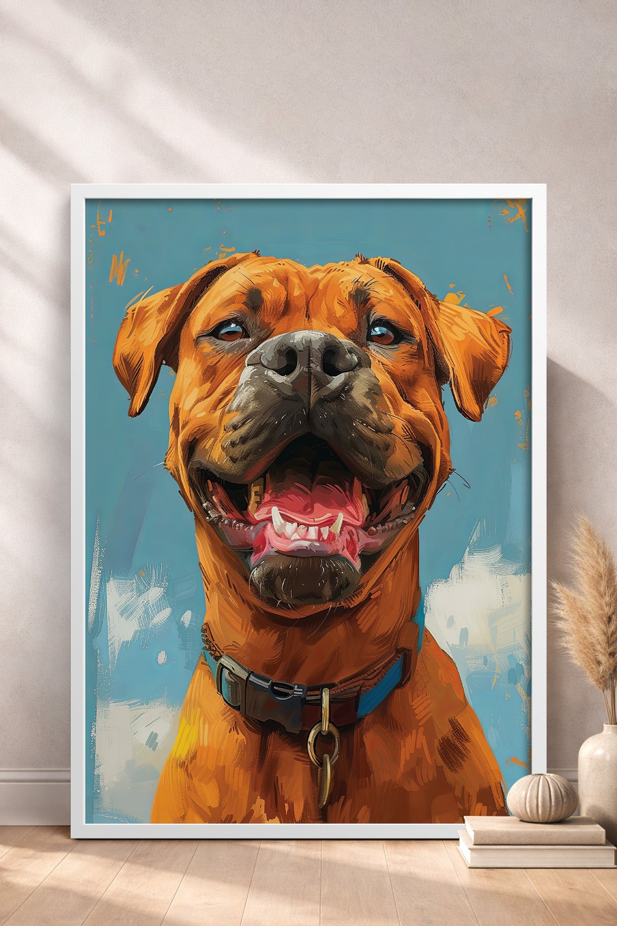 HOMEPACK Gülümseyen Köpek Tablo  BEK-8658