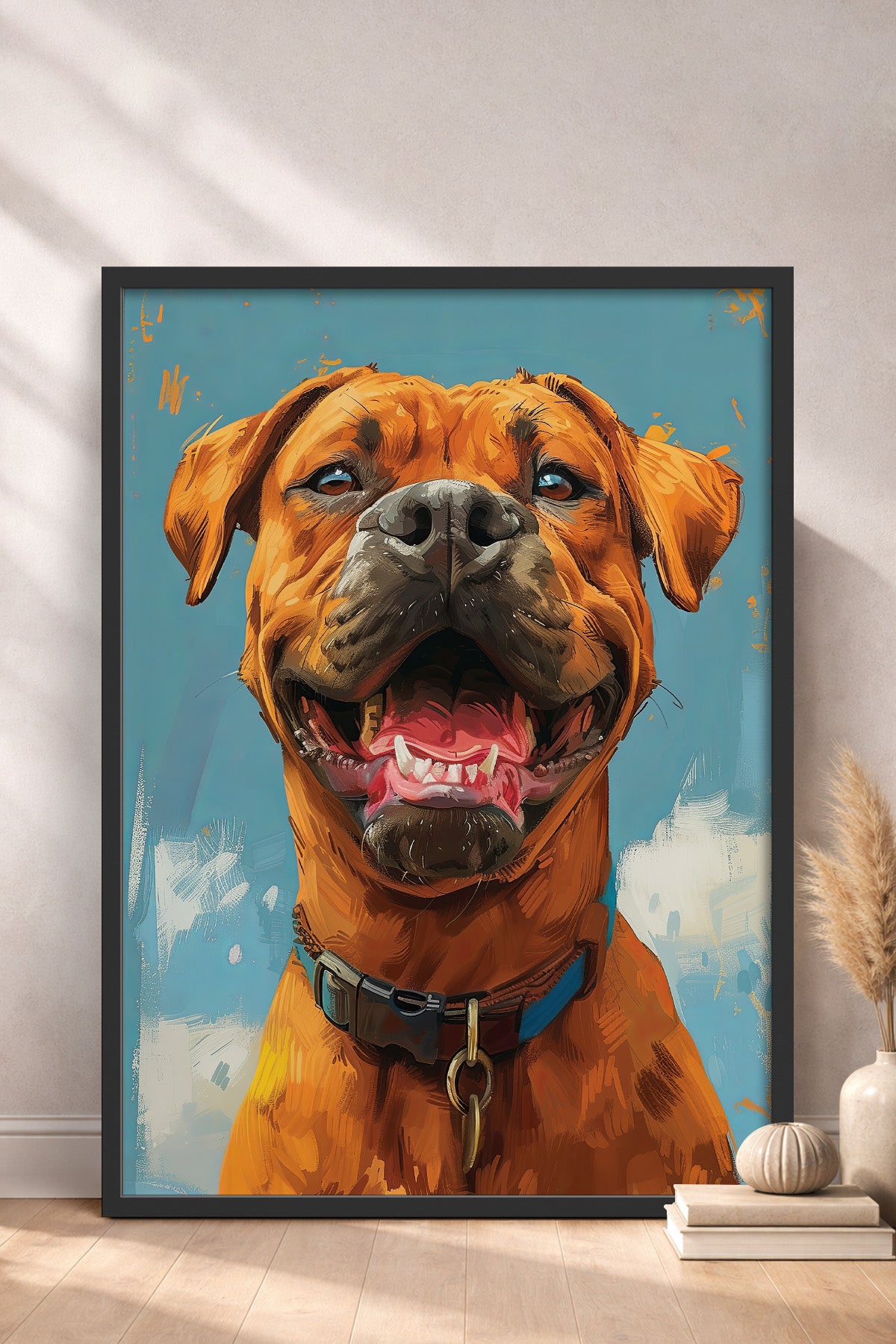 HOMEPACK Gülümseyen Köpek Tablo  BEK-8658