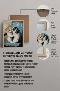 HOMEPACK Tatlı Yaramaz Kediler Tablo  BEK-8524
