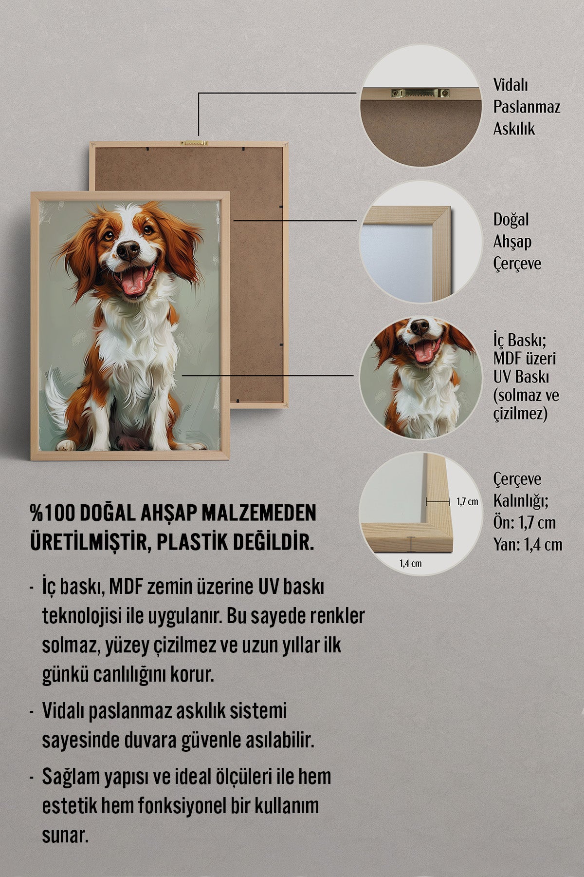 HOMEPACK Mutlu Pati Tablo  BEK-8669