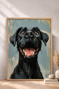 HOMEPACK Mutlu Labrador Tablo  BEK-8675