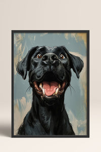 HOMEPACK Mutlu Labrador Tablo  BEK-8675