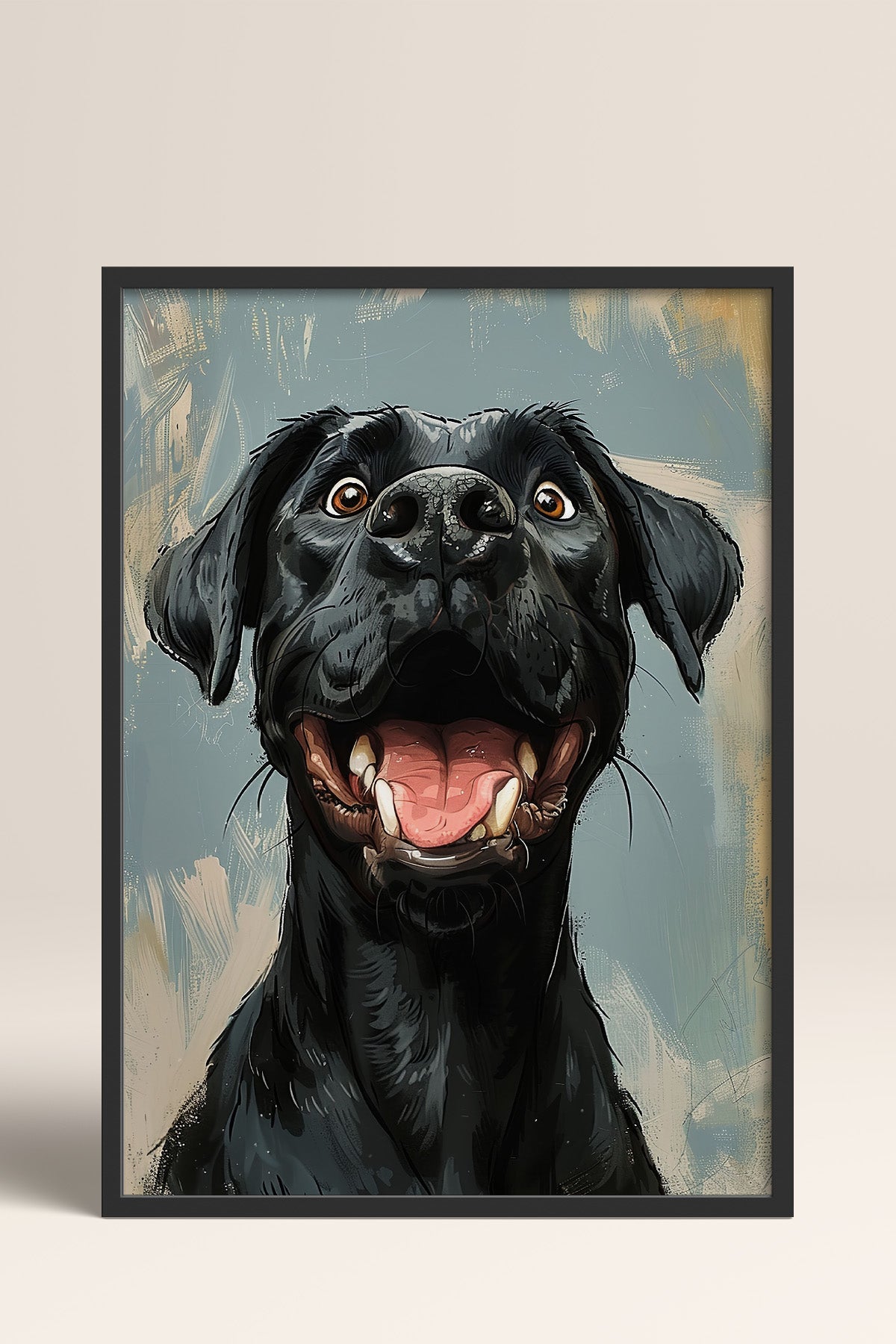 HOMEPACK Mutlu Labrador Tablo  BEK-8675