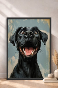 HOMEPACK Mutlu Labrador Tablo  BEK-8675