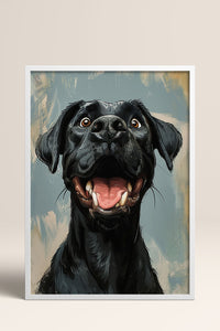 HOMEPACK Mutlu Labrador Tablo  BEK-8675