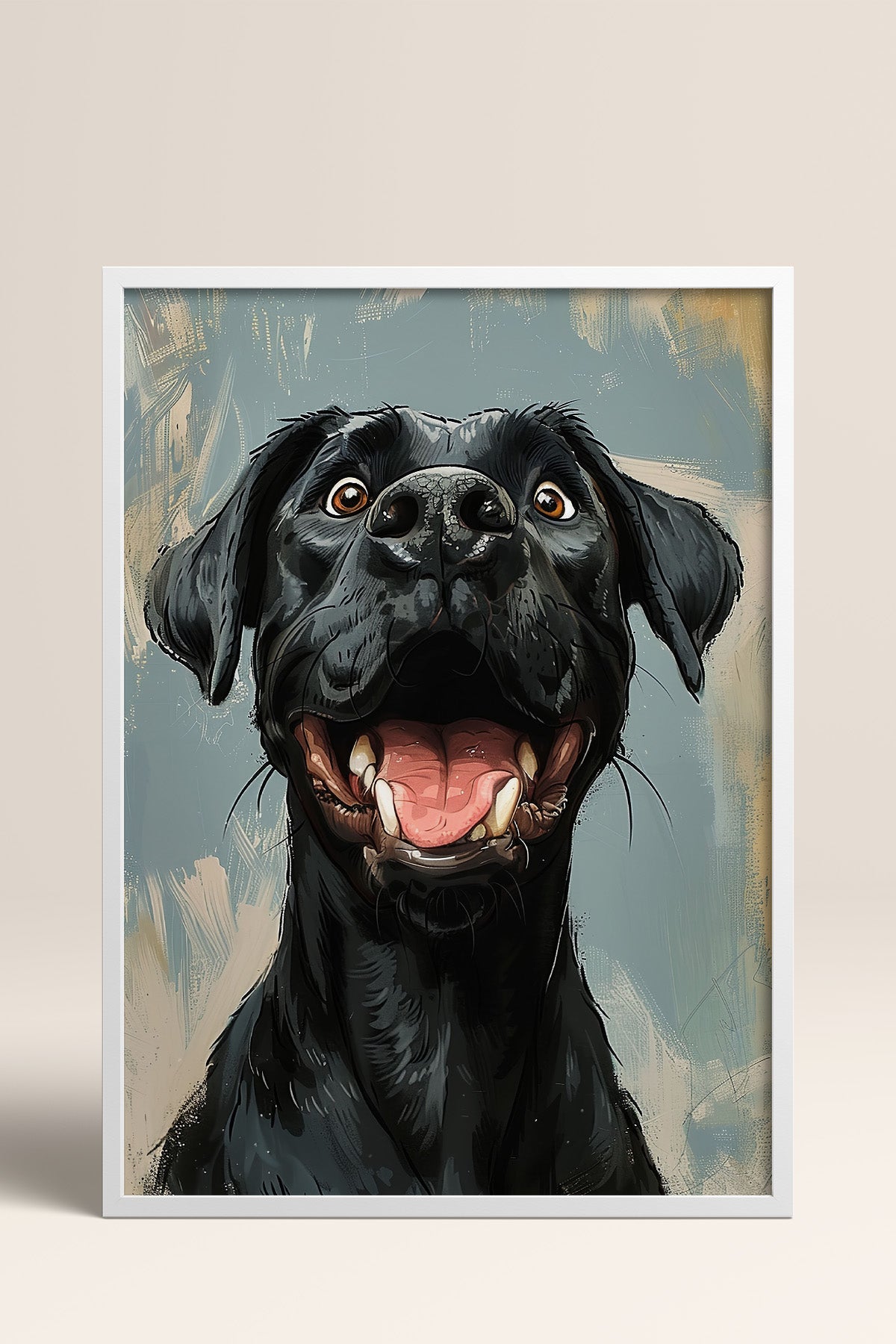 HOMEPACK Mutlu Labrador Tablo  BEK-8675