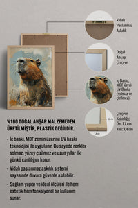 HOMEPACK Meraklı Kapibara Tablo  BEK-8676