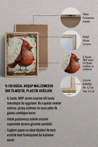 HOMEPACK Müziksever Kardinal Tablo  BEK-8681