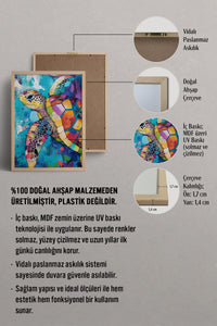 HOMEPACK Renkli Kabuklu Tablo  BEK-8686