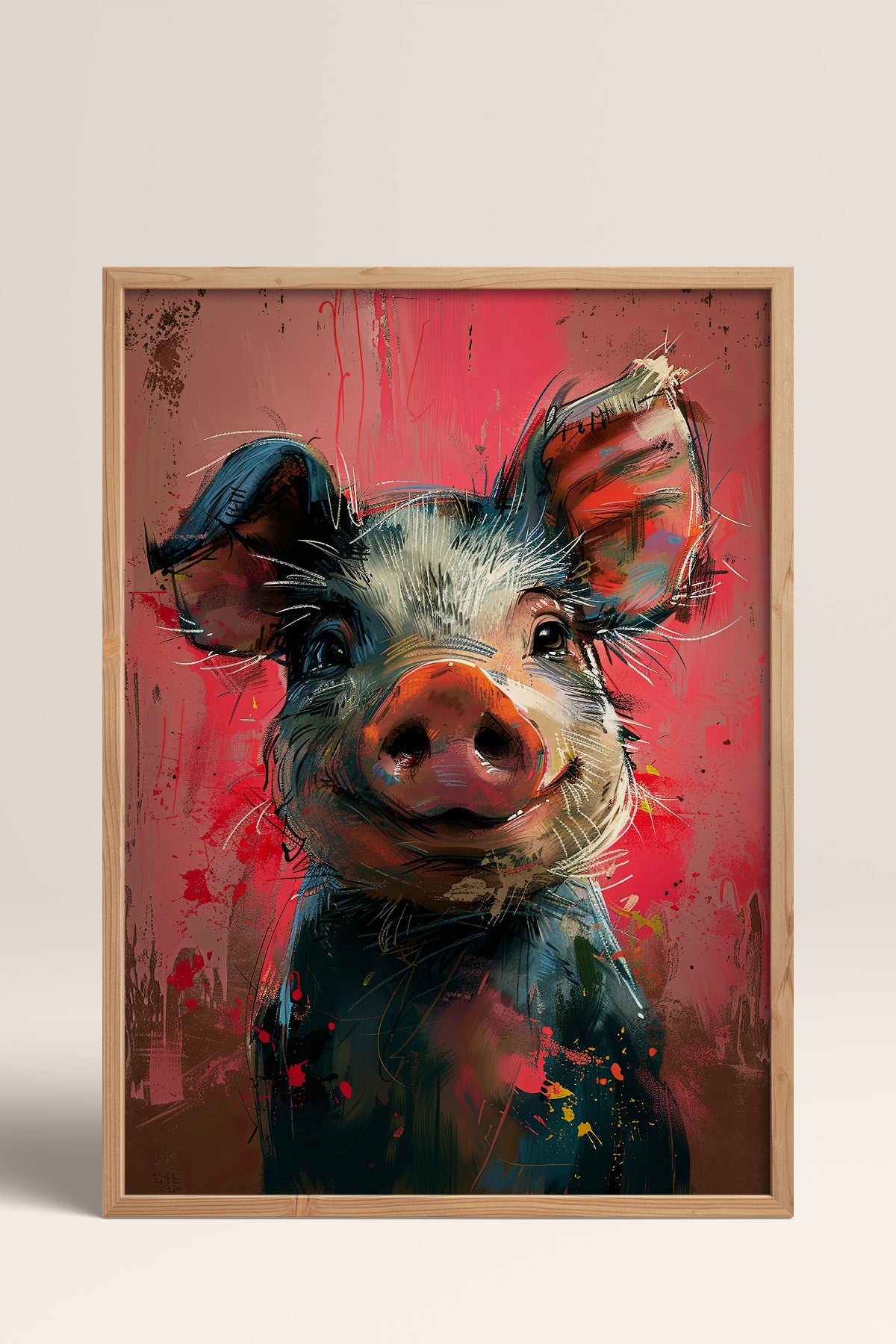 HOMEPACK Eğlenceli Oink Tablo  BEK-8687