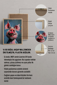 HOMEPACK Komik Domuzcuk Tablo  BEK-8694